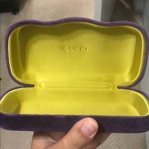 Gucci sun glasses case